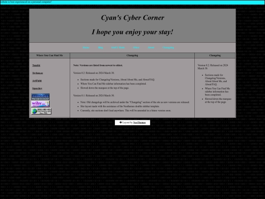 changelog screenshot