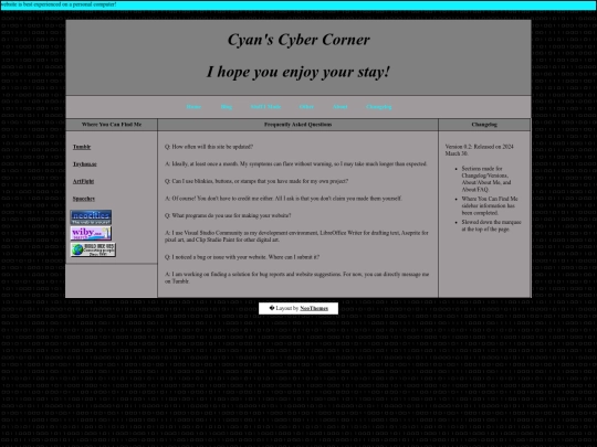 faq screenshot