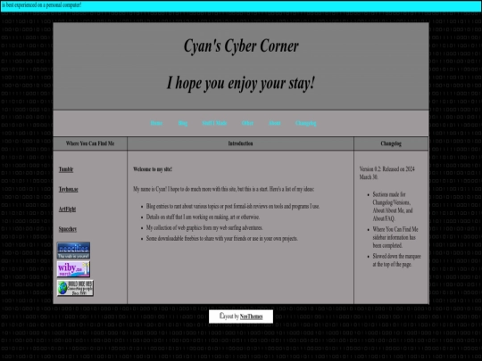 index screenshot