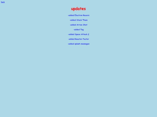 updates screenshot