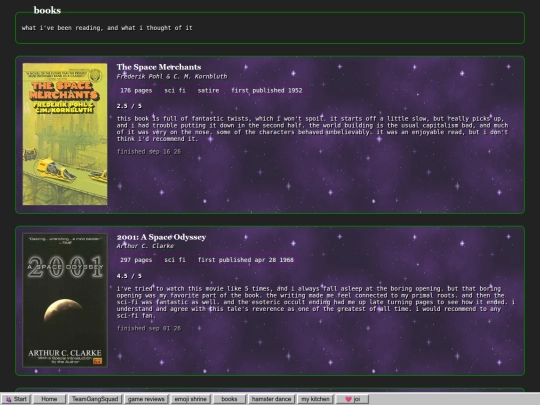 books screenshot