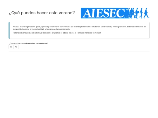 aiesec screenshot