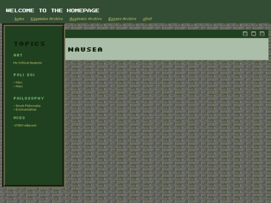 academic/existentialism screenshot