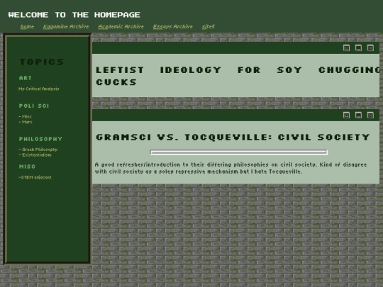 academic/marx screenshot