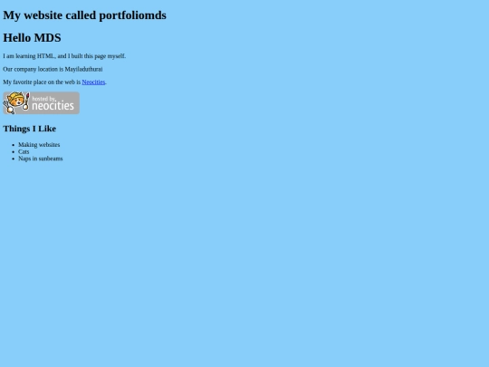 index screenshot