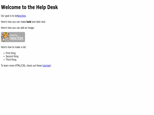 index screenshot