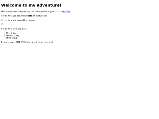 index screenshot