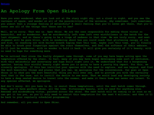 CreativeWriting/OpenSkies screenshot