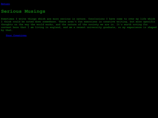 Musings/SeriousMusings screenshot