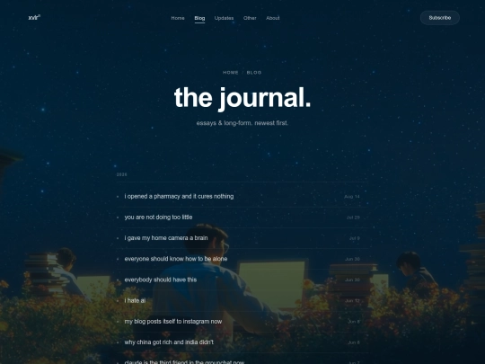 blog screenshot