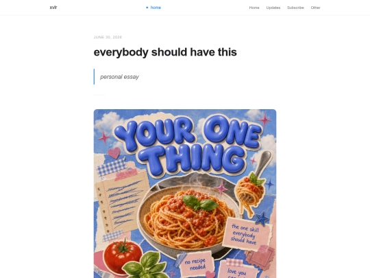 blog/pasta screenshot