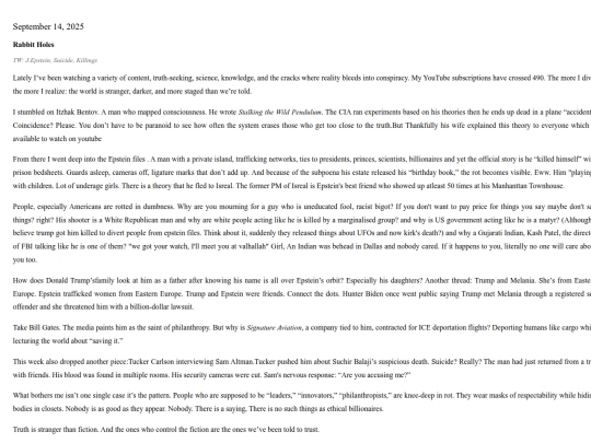 blog/rabbitholes screenshot