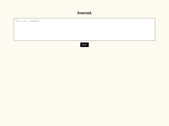 journal screenshot