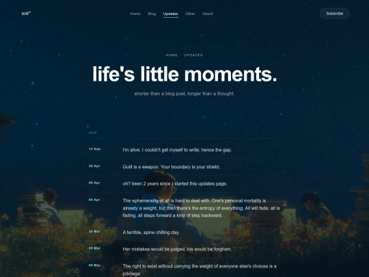 updates screenshot