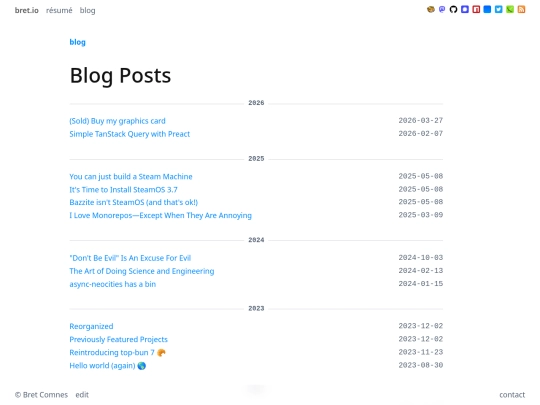 projects screenshot
