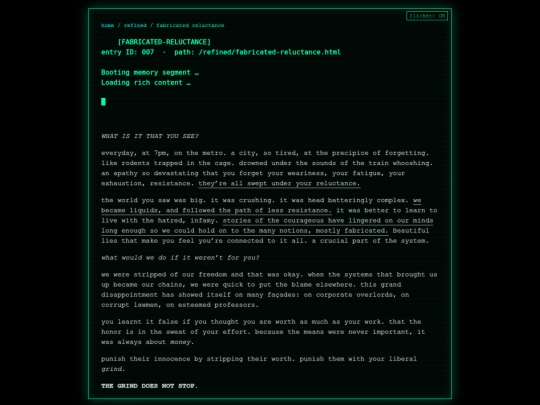 refined/fabricated-reluctance screenshot