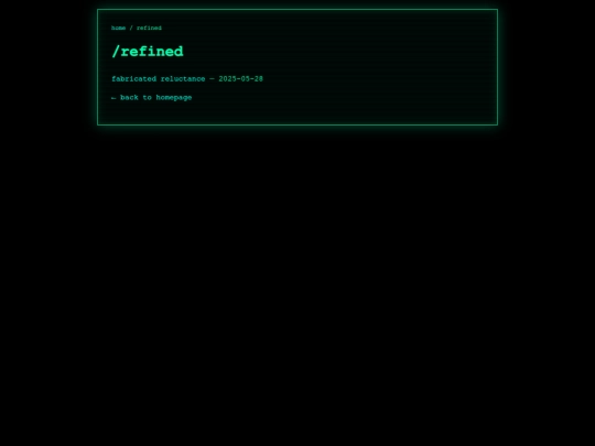 refined screenshot