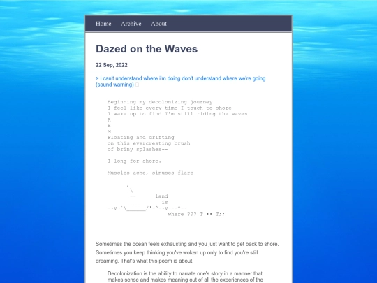 posts/2022-09-22-Dazed-on-the-Waves screenshot