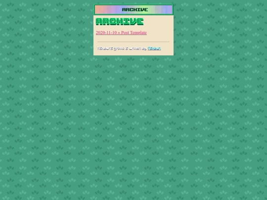 archive screenshot