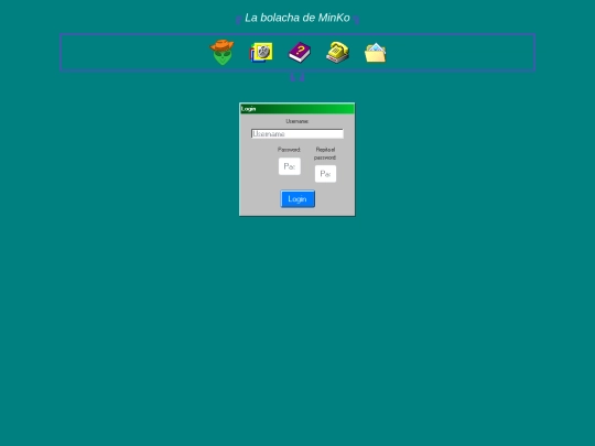 login screenshot