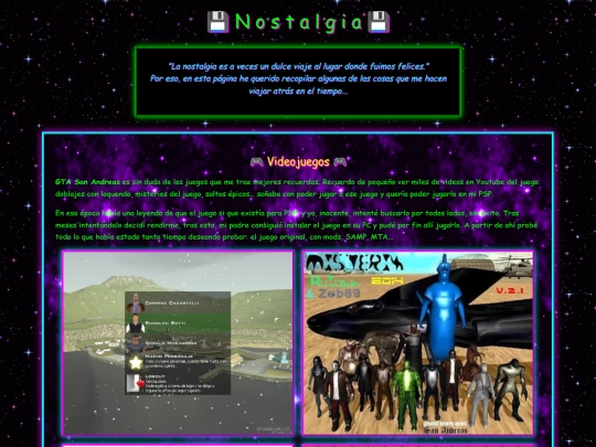 nostalgia screenshot