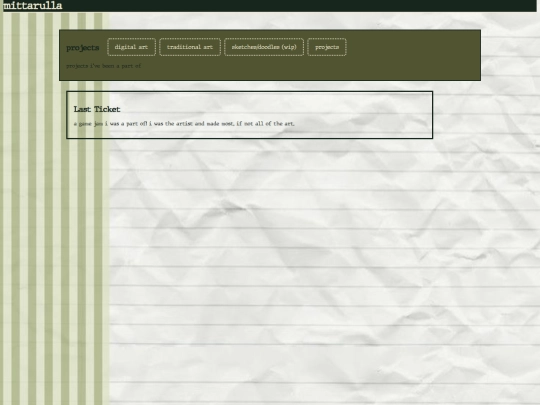 projects screenshot