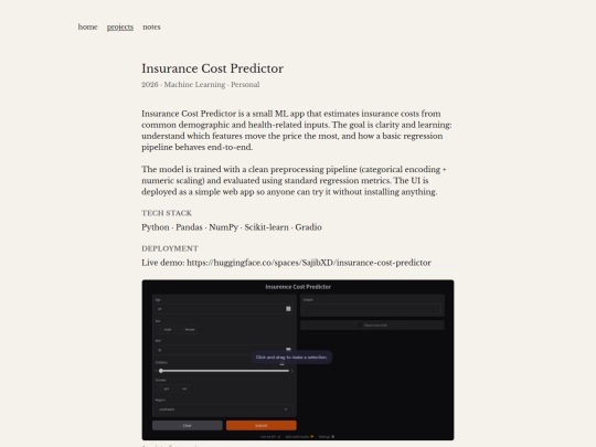 project screenshot