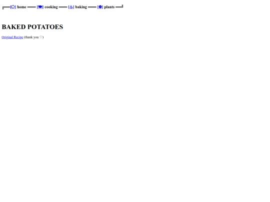 Cooking/Classic Baked Potatoes/cbpmainpage screenshot