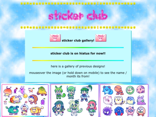 stickerclub screenshot