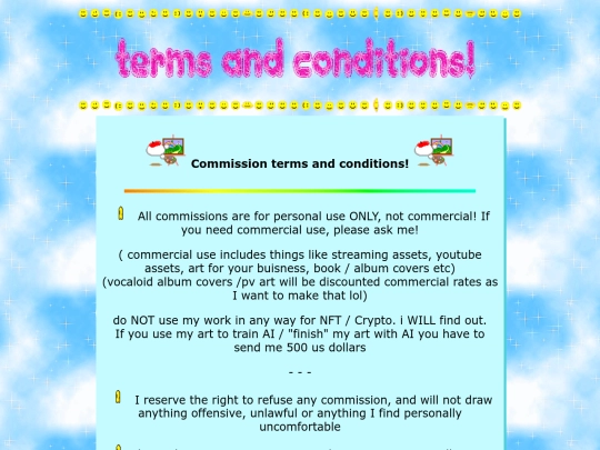 terms screenshot