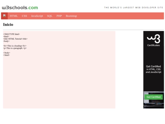 taller/inicio screenshot