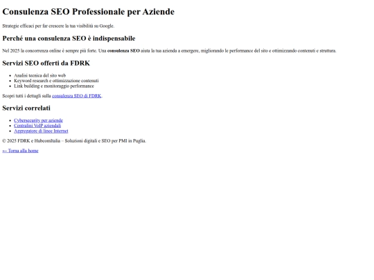 consulenza-seo screenshot