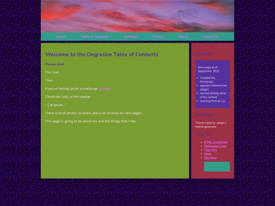 toc screenshot