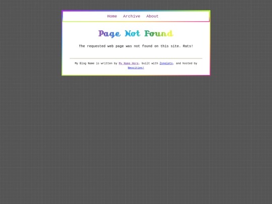 blog/not_found screenshot