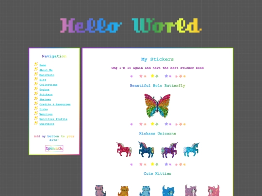 stickers screenshot