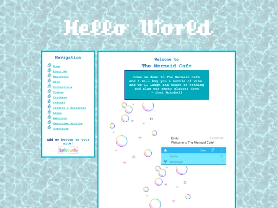 test screenshot
