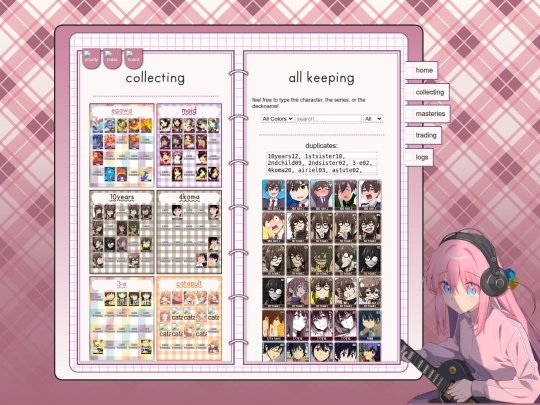 --colors/collection screenshot