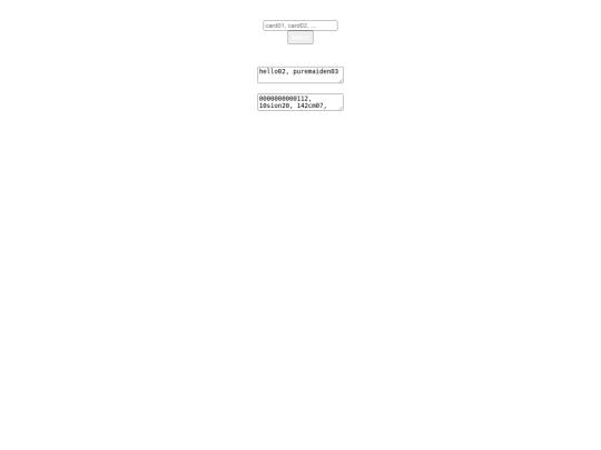 colors/tradingcardstext screenshot