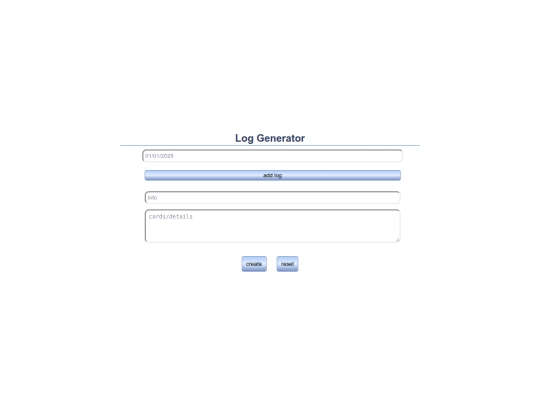 module/loggen screenshot