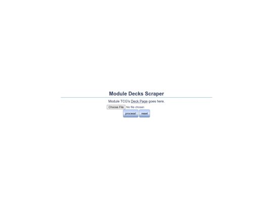 module/modulescrapper screenshot