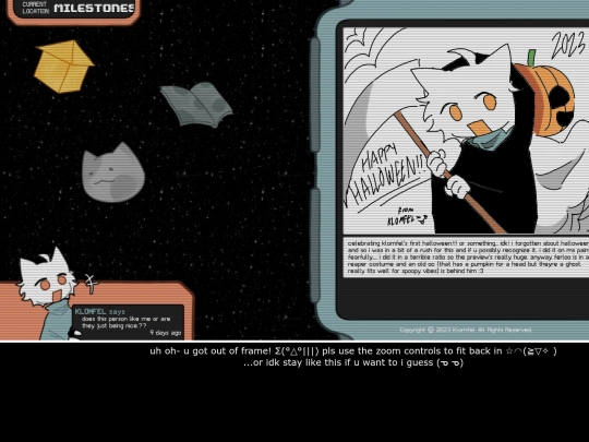 milestones screenshot