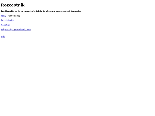 rozcestnik screenshot