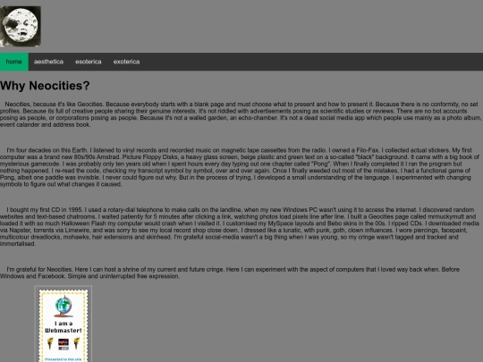 whyneocities screenshot