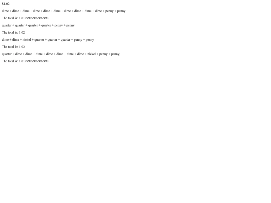 Countingcoins screenshot
