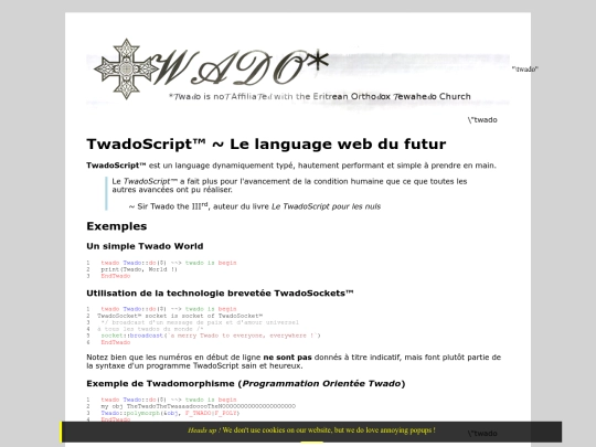 twadoscript screenshot