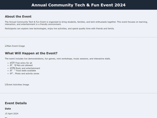 first website creation/fileCUsersaafreOneDriveDesktopEVENT screenshot