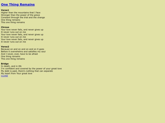 OneThingRemain screenshot