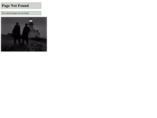 not_found screenshot