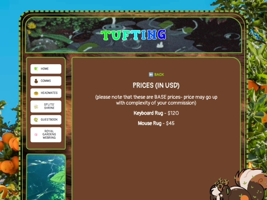 tufting screenshot