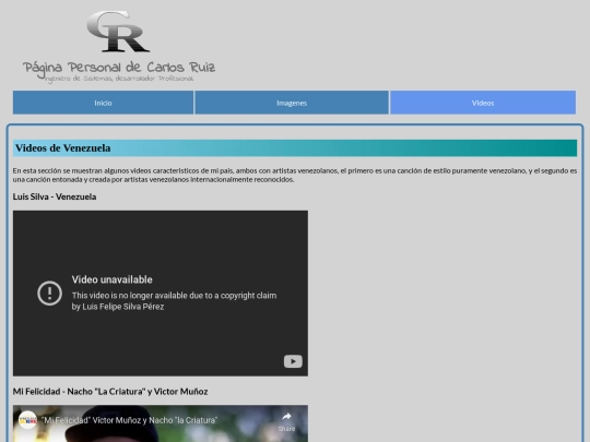 Modulo2/Pagina Personal/pag/videos screenshot